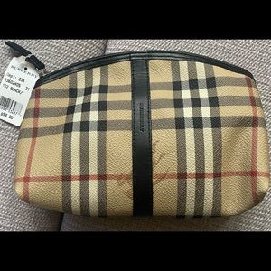 Authentic Burberry Cosmetic Bag